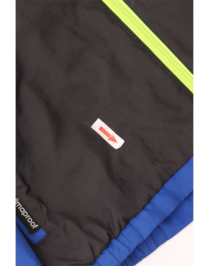 Adidas Boys Windbreaker Jacket 9-10 år Sort Colourblock Polyester