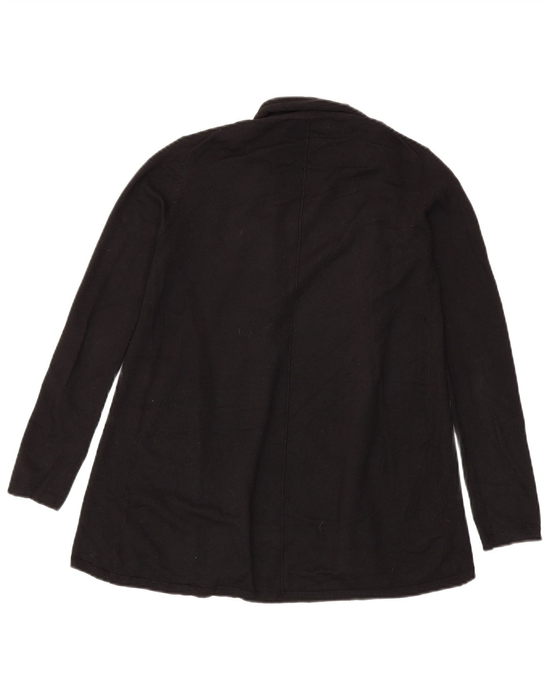 Zara Womens Open Cardigan Sweater UK 10 Small Black