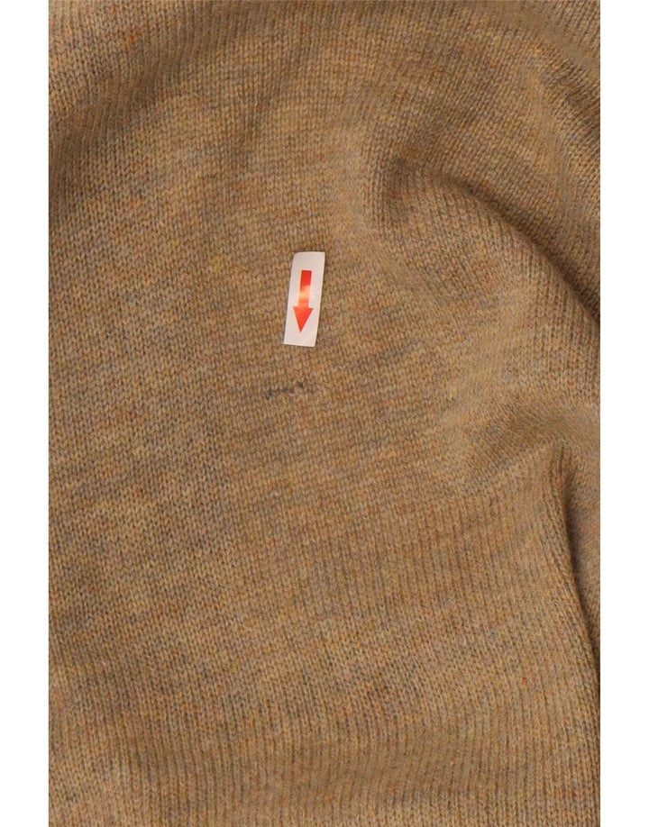 Vintage herre cardigan sweater XL brun Argyle/Diamond