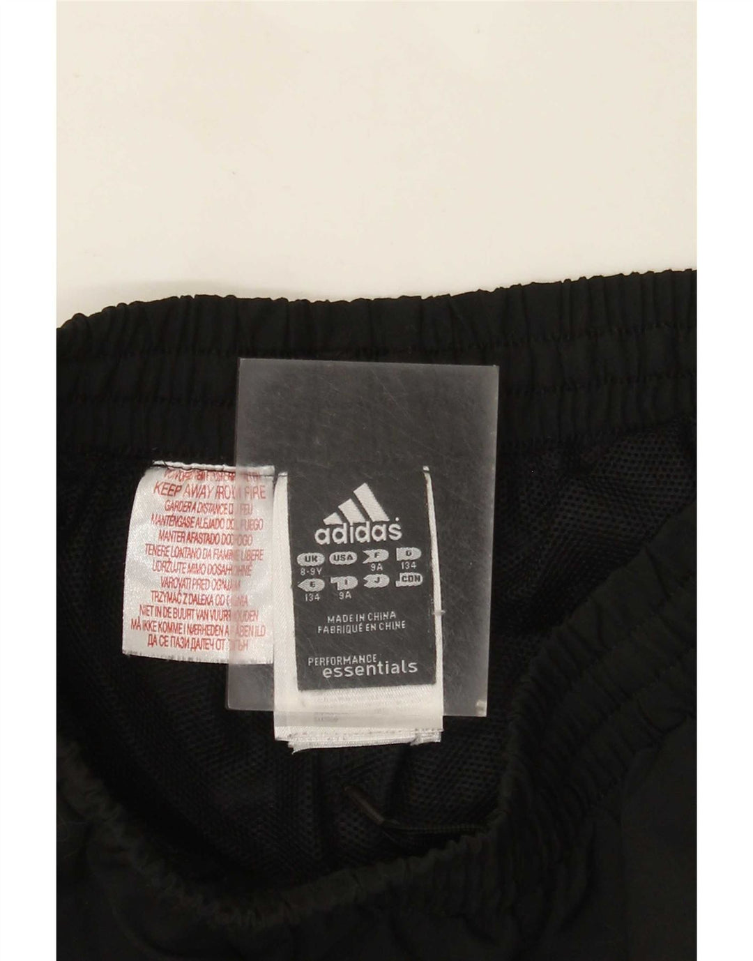 Adidas Drenge Træningsdragt Bukser 8-9 år Sort Polyester