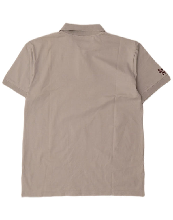 Umbro Herre Grafisk Polo Shirt Medium Grå Bomuld
