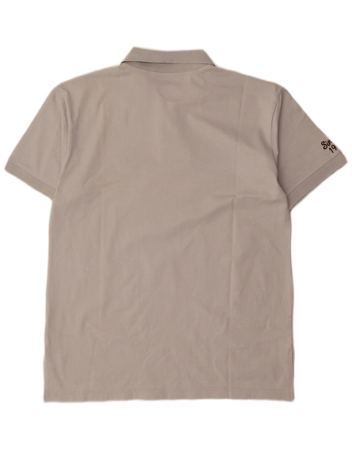 Umbro Herre Grafisk Polo Shirt Medium Grå Bomuld