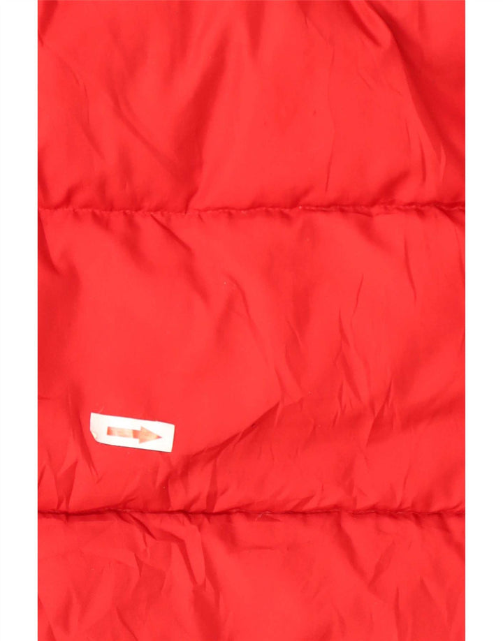 Nike hættejakke til drenge 7-8 år XL Rød Colourblock Polyester
