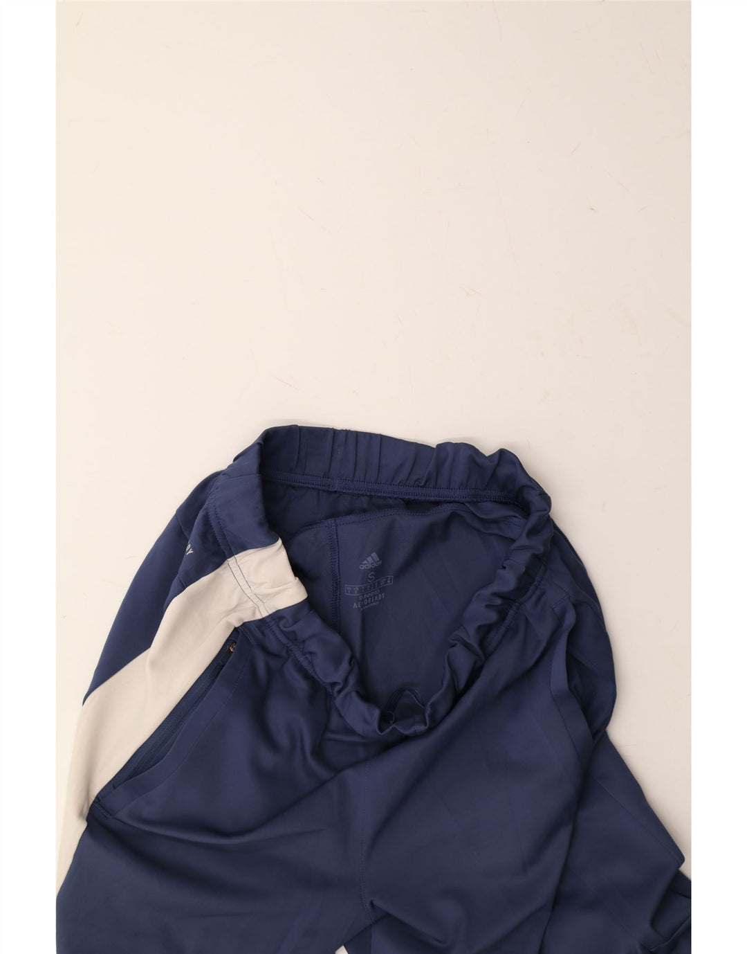 ADIDAS Mens Aeroready Tracksuit Trousers Small  Blue Colourblock Polyester Vintage Adidas and Second-Hand Adidas from Messina Hembry 