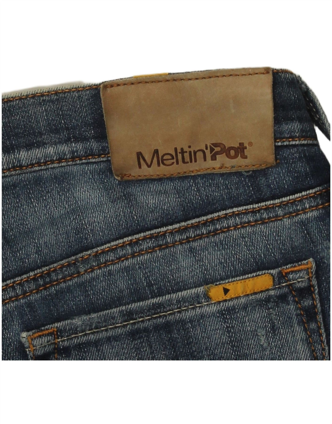 Meltin' Pot Dame Mendel Slim Jeans W29 L32 Blå Bomuld