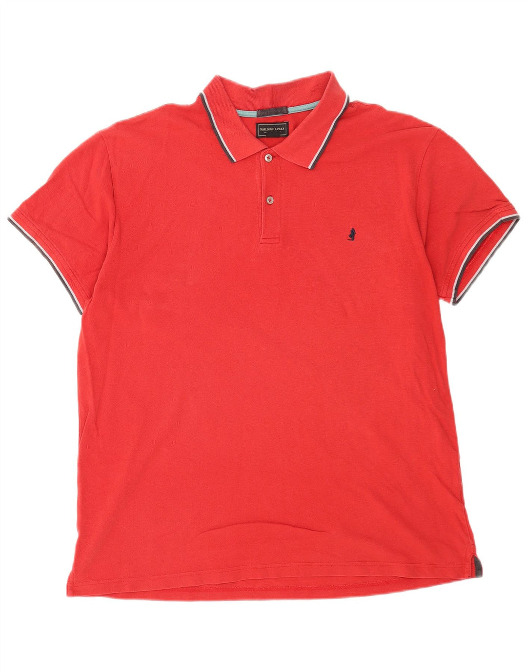 Marlboro Classics Polo Shirt til mænd 2XL Rød Bomuld