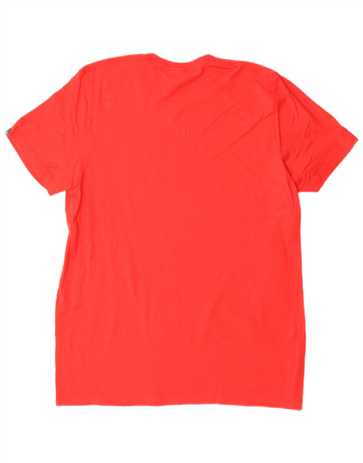 ADIDAS Grafisk T-shirt til mænd, medium rød