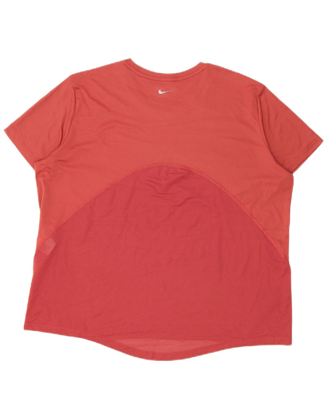 Nike Dame Dri Fit T-Shirt Top UK 18 XL Pink Polyester