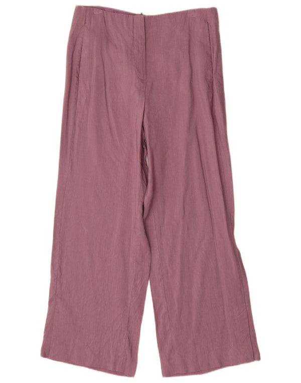 Massimo Dutti Dame Chinobukser med brede ben EU 38 Small W28 L27 Lilac