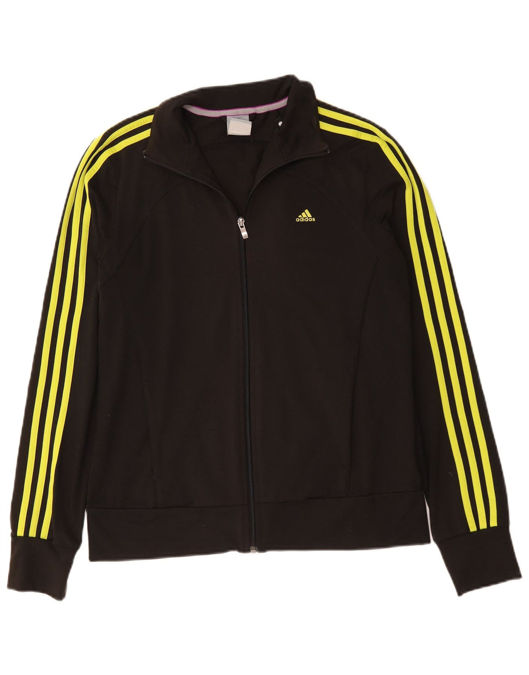 Adidas træningsdragt topjakke til kvinder UK 12/14 Medium Black Polyester