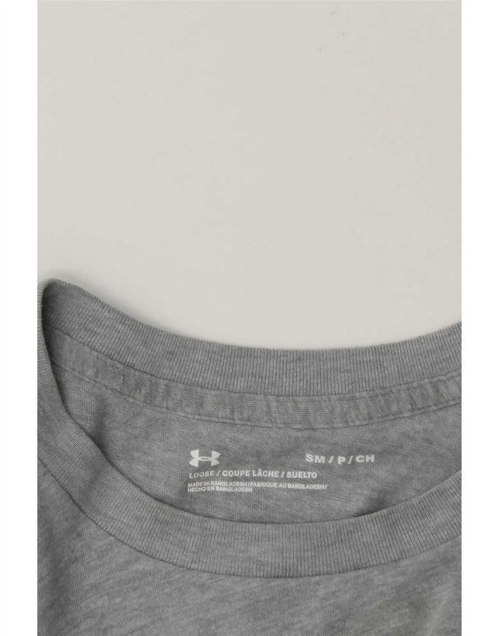 Under Armour Herre Grafisk T-Shirt Top Lille Grå