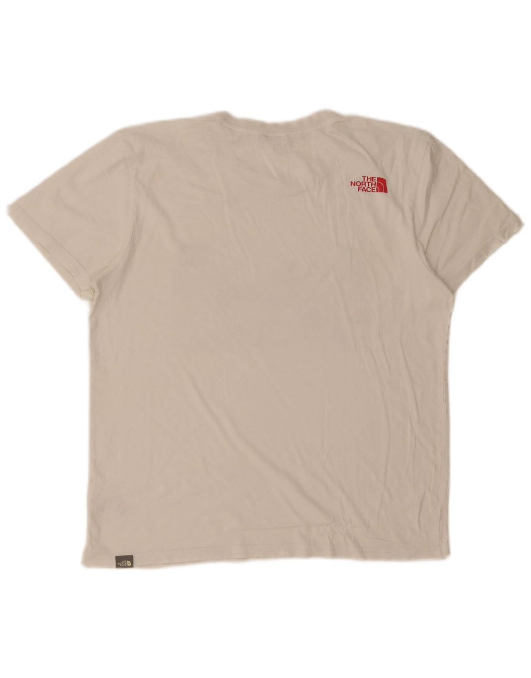 The North Face Herre grafisk T-shirt Top Medium Hvid Bomuld