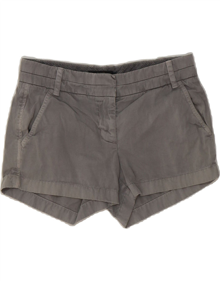 J. CREW Womens Chino Shorts US 2 XS W30  Grey Cotton Vintage J. Crew and Second-Hand J. Crew from Messina Hembry 