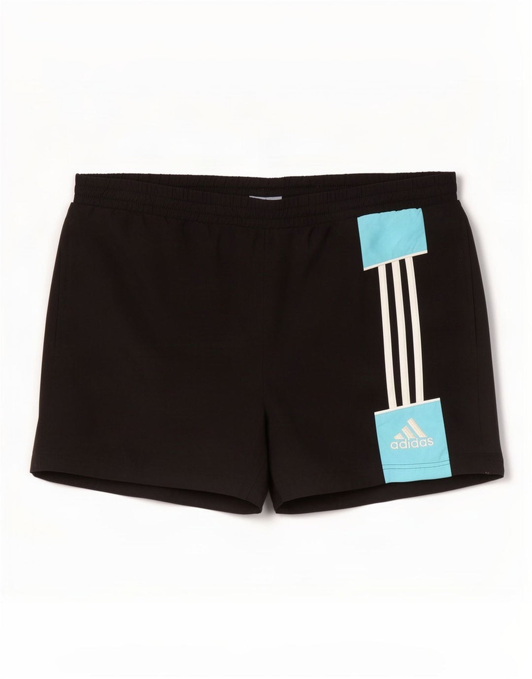 Adidas Herre Sportshorts Medium Sort Colourblock Polyester