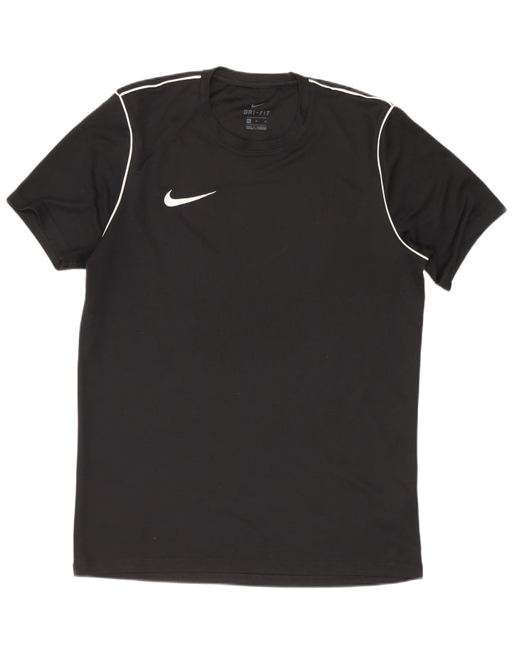 Nike Herre Dri Fit T-Shirt Top Medium Sort Polyester