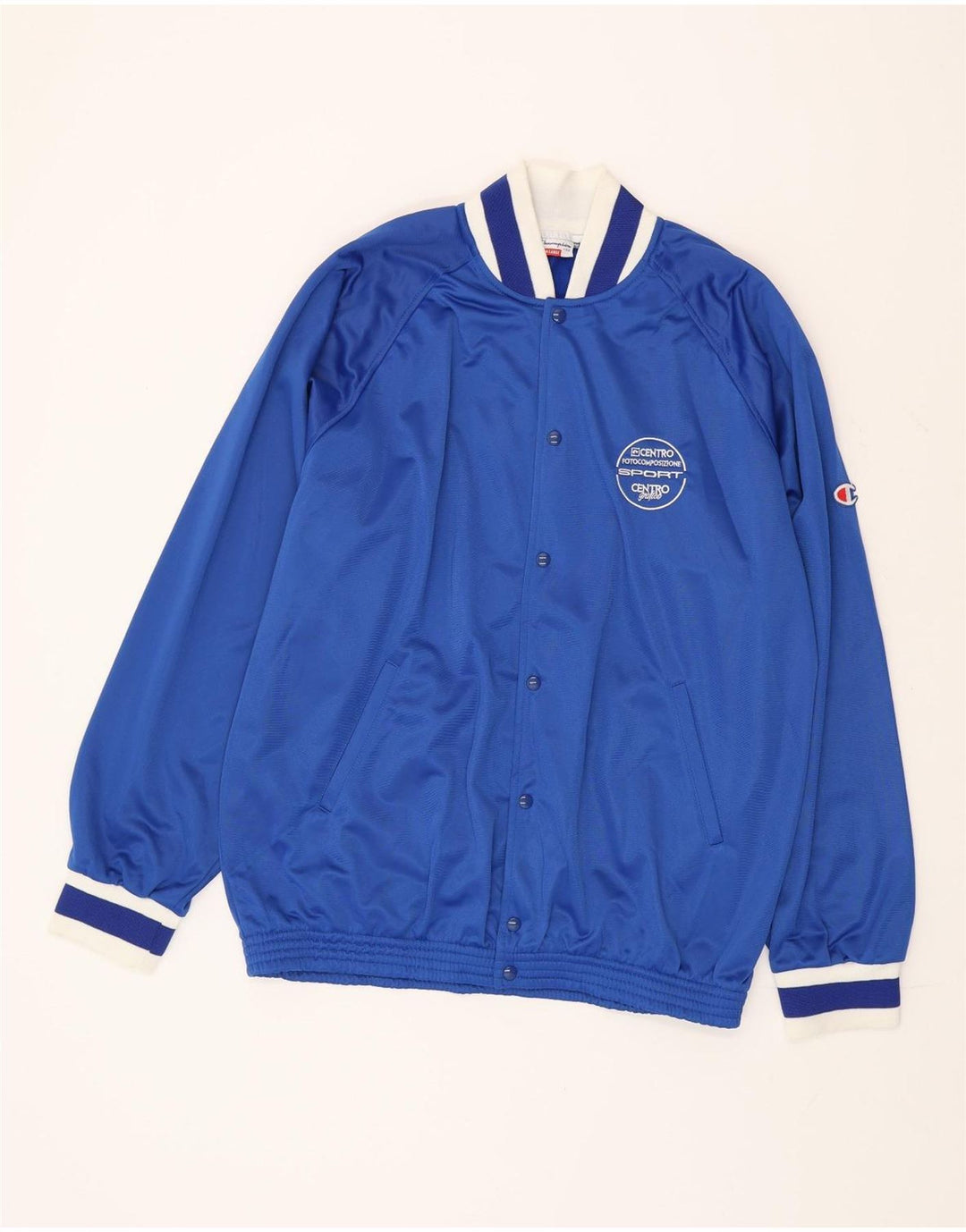 Champion Herre Loose Fit træningsdragt Topjakke XL Blå Polyester