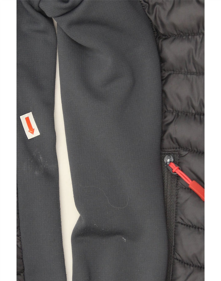 Rab Dame Oversized Polstret Jakke UK 10 Lille Grå Polyamid