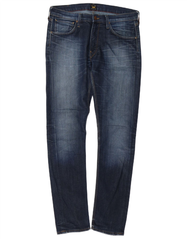 LEE Herre Luke Slim Jeans W32 L32 Blå Bomuld