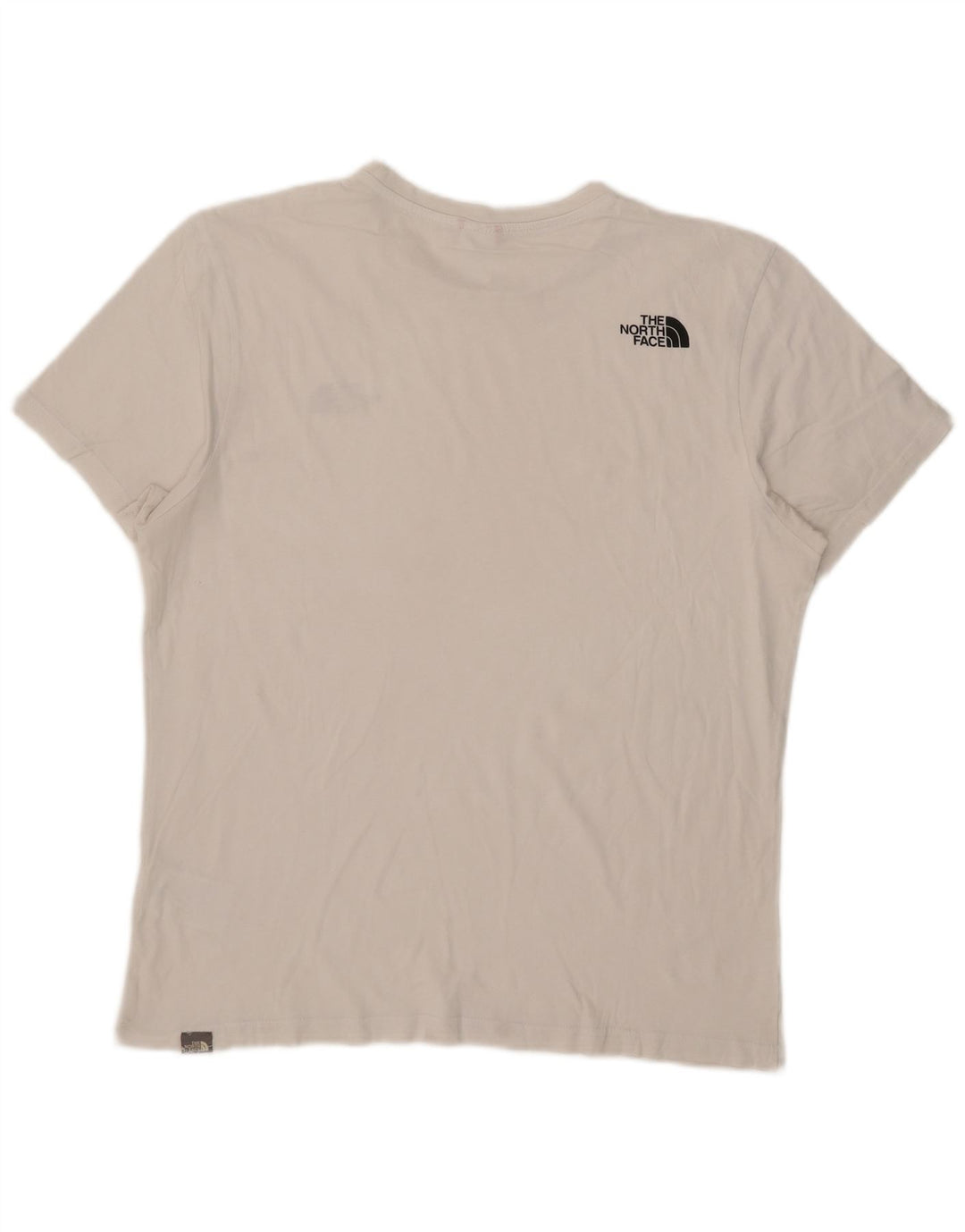 THE NORTH FACE Herre T-Shirt Top Stor Hvid Bomuld
