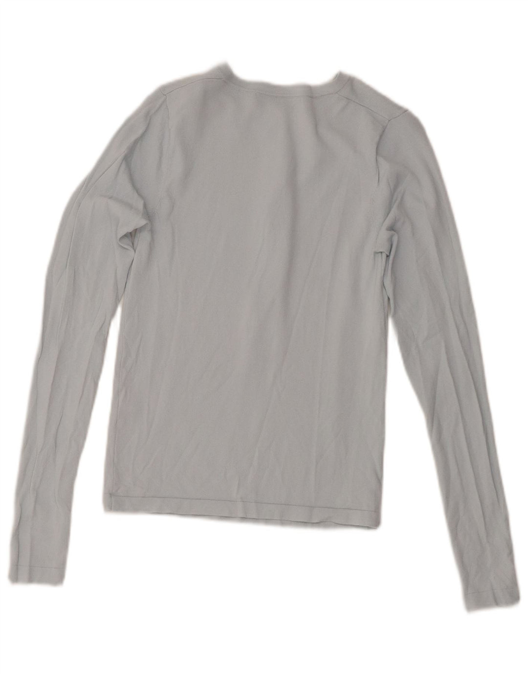 Zara Dametop Langærmet UK 8 Small Blue Viscose