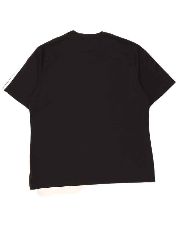 Adidas Herre Climalite T-Shirt Top XL Sort Polyester