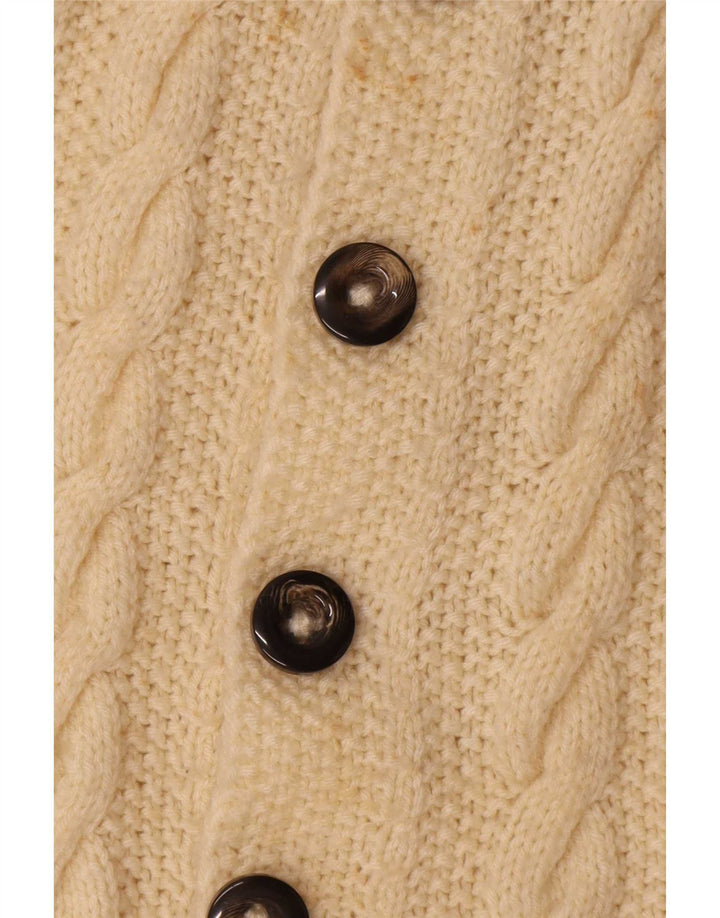 Vintage herre cardigan sweater Small off White