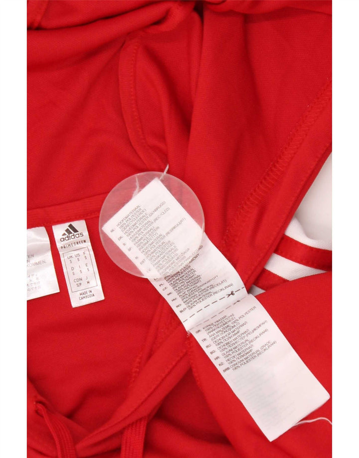 Adidas Aeroready Hoodie Jumper til mænd Lille Rød Colourblock Polyester