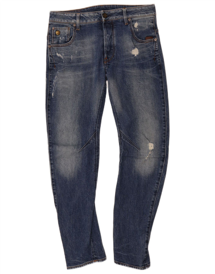 G-Star Herre Distressed Slim Jeans W29 L30 Blå Bomuld