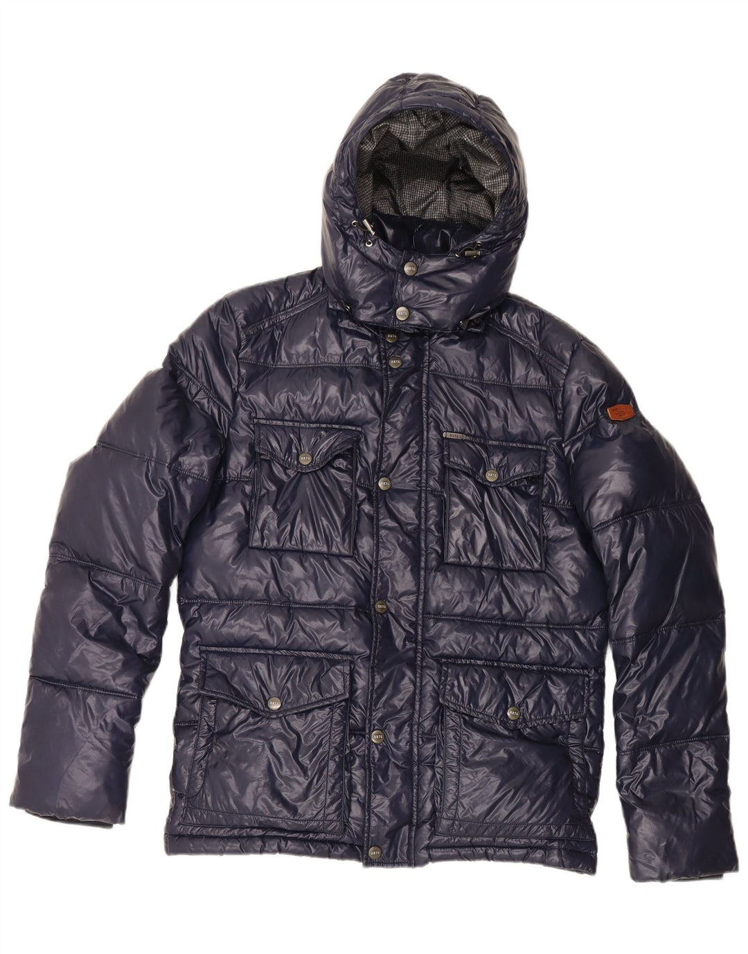 PEPE Jeans Heritage Polstret hættejakke UK 38 Medium Navy Blue