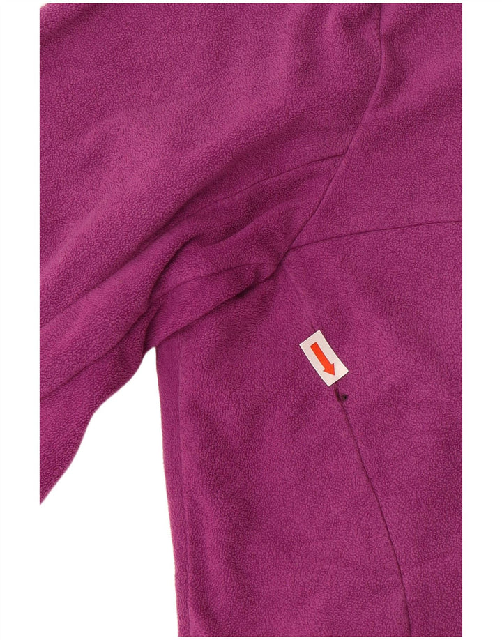 COLUMBIA Dame Omni-Wick Fleecejakke UK 12 Medium Lilla Polyester