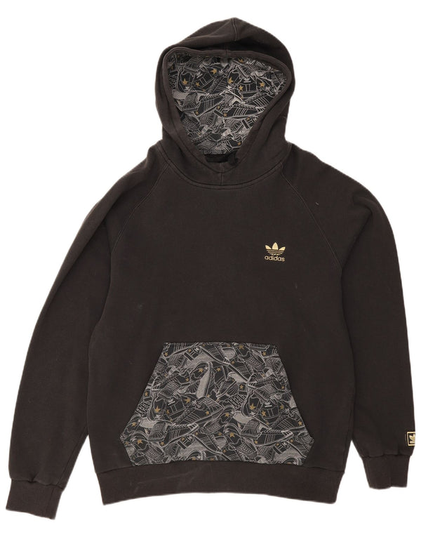 Adidas Herre hættetrøje Jumper Large Sort Geometrisk