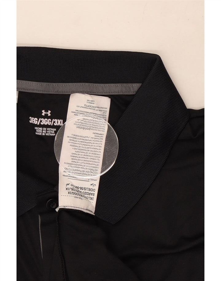 Under Armour Herre Polo Shirt 3XL Sort Polyester