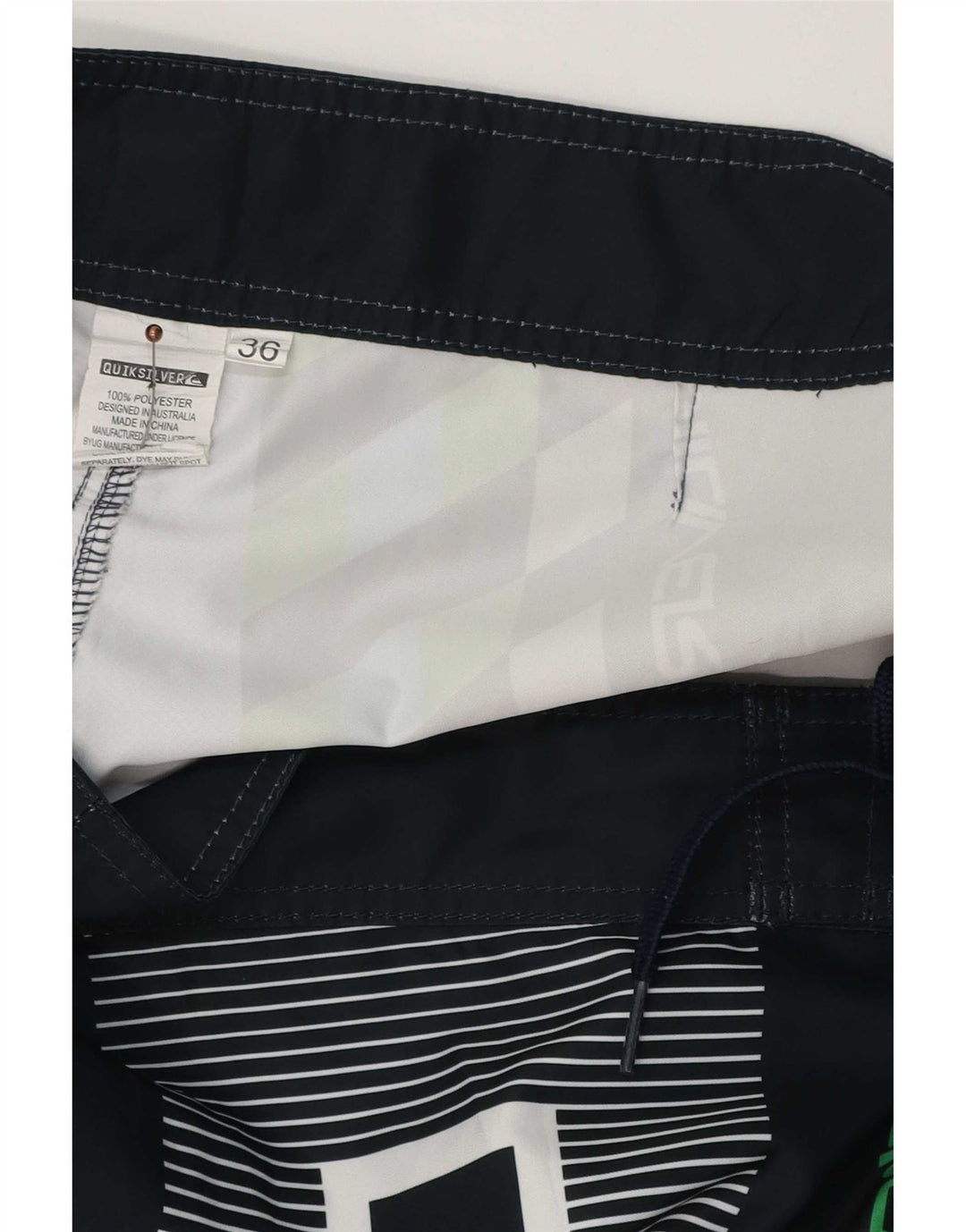 Quiksilver Grafiske badeshorts til mænd store flerfarvede geometriske
