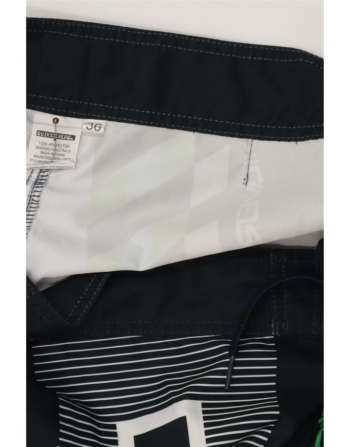 Quiksilver Grafiske badeshorts til mænd store flerfarvede geometriske