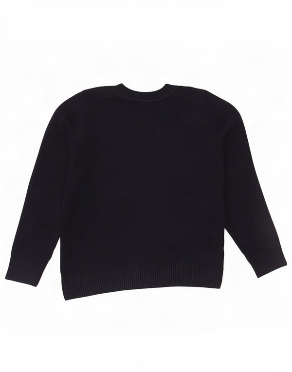 Gant Herre sweater med rund hals XL marineblå bomuld
