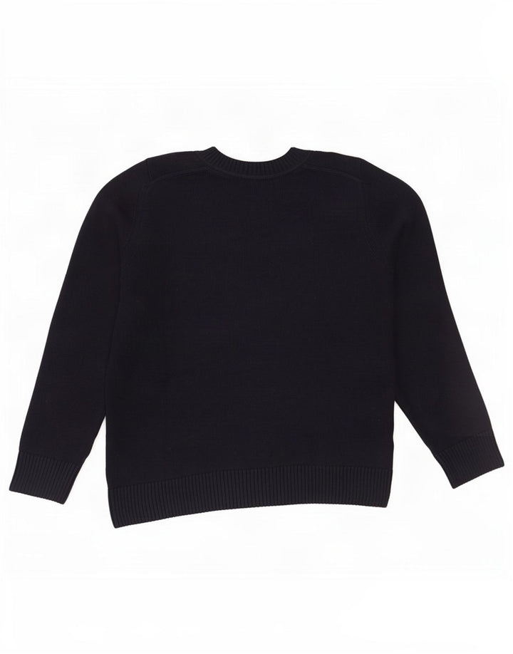 Gant Herre sweater med rund hals XL marineblå bomuld