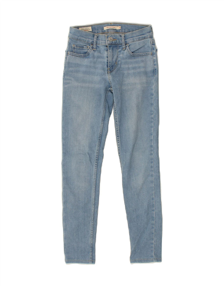 LEVI'S Womens 710 Super Skinny Jeans W24 L25  Blue Cotton Vintage Levi's and Second-Hand Levi's from Messina Hembry 