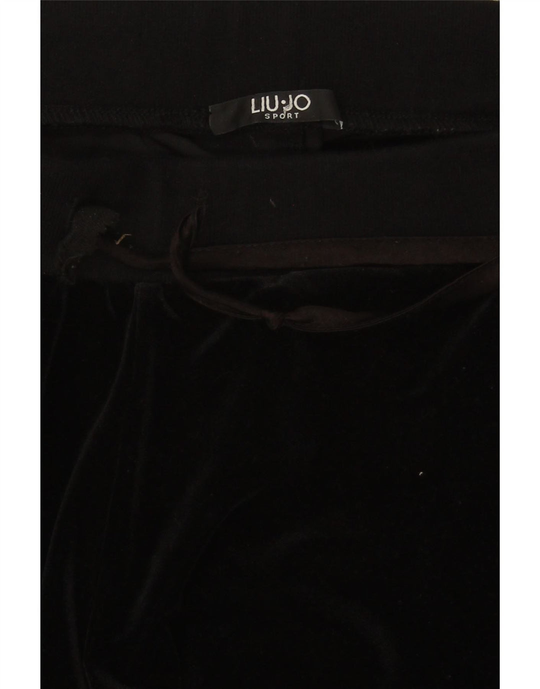 LIU JO Womens Tracksuit Trousers UK 14 Large  Black Vintage Liu Jo and Second-Hand Liu Jo from Messina Hembry 