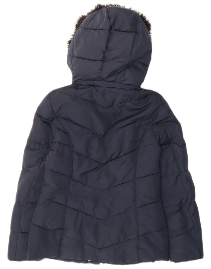 Hobbs Dame Hættejakke UK 10 Small Navy Blue