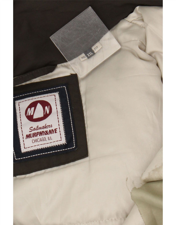 Murphy & Nye Herre Sailmakers Polstret Jakke UK 44 2XL Grøn Polyester