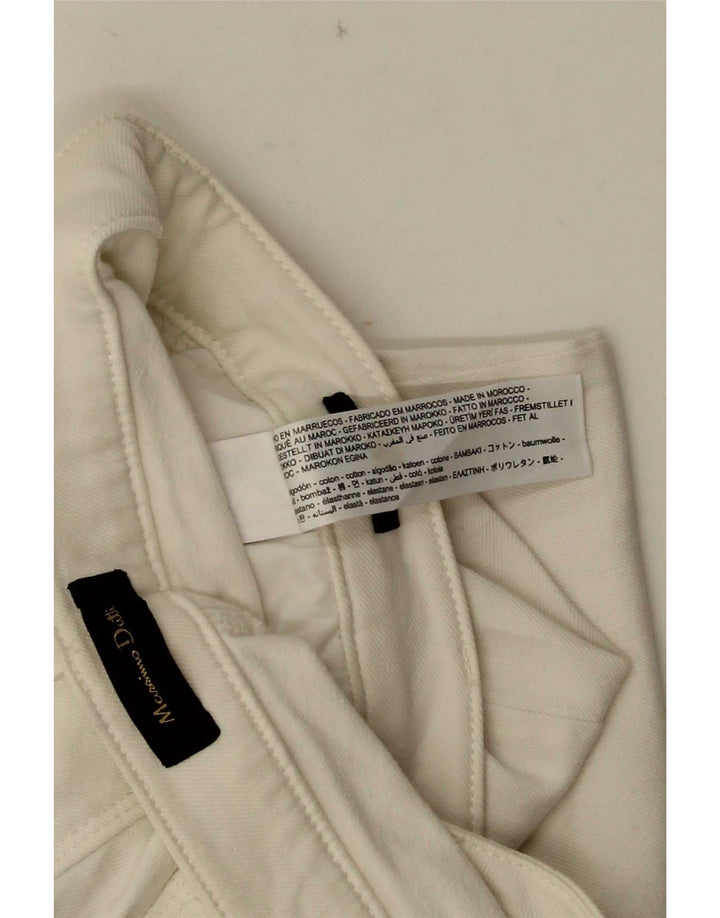 Massimo Dutti Dame Slim Jeans EU 40 MMedium W30 L26 Hvid Bomuld