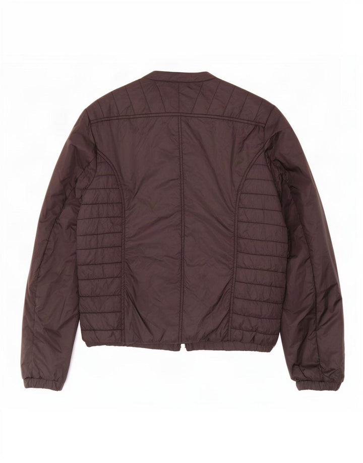 Woolrich polstret jakke til kvinder UK 14 Stor sort polyamid