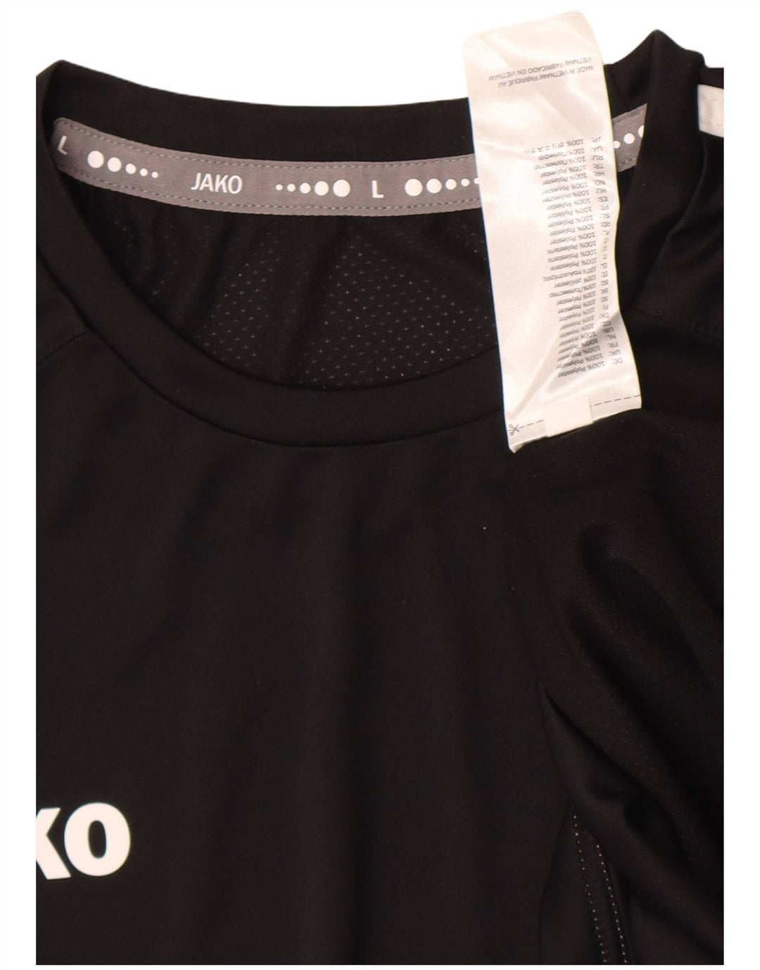 JAKO Herre T-Shirt Top Stor Sort Colourblock Polyester