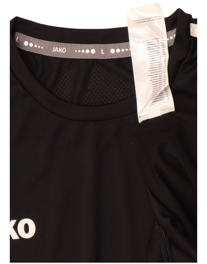 JAKO Herre T-Shirt Top Stor Sort Colourblock Polyester