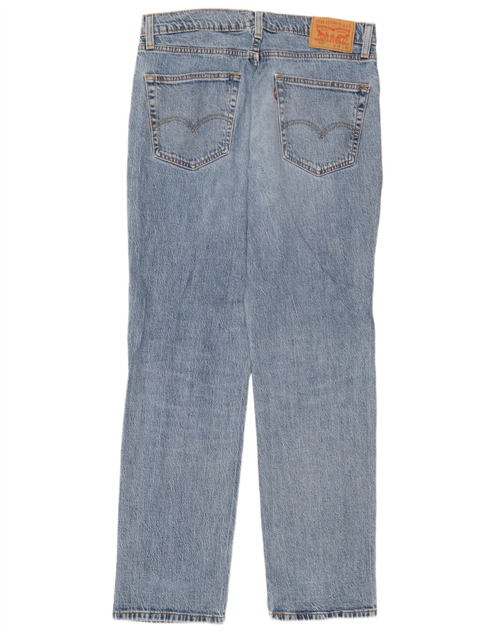 Levi's Herre 541 Straight Jeans W34 L32 Blå Bomuld