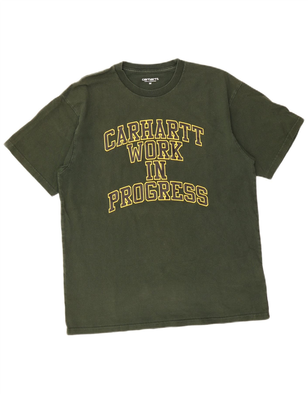 CARHARTT Herre grafisk T-shirt top mellemgrøn bomuld