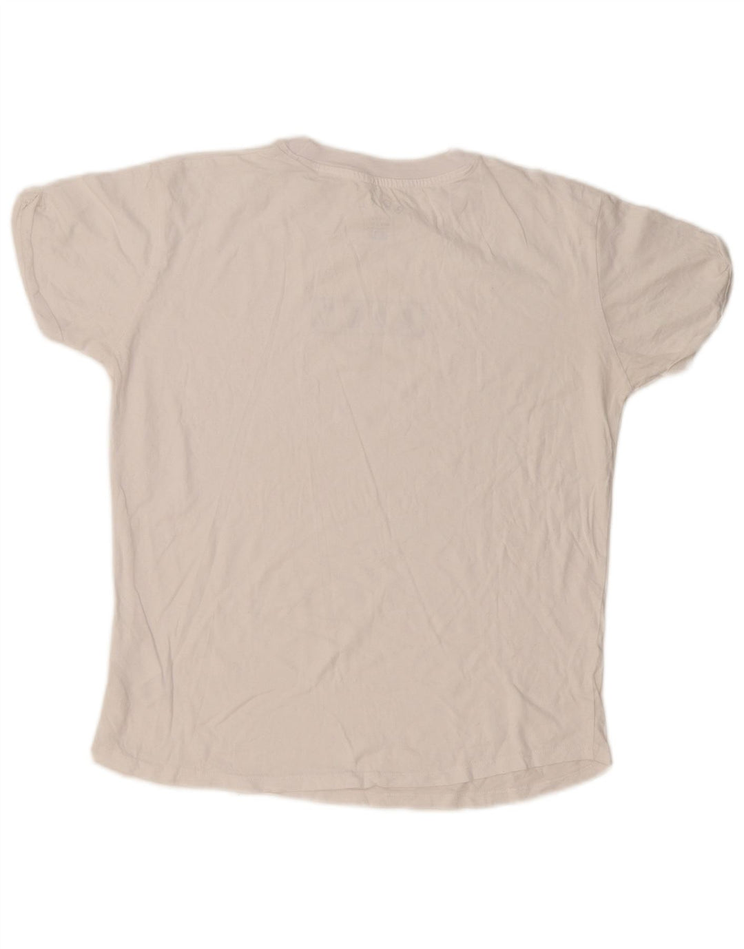 Roxy Dame Grafisk T-Shirt Top UK 16 Stor Hvid Bomuld