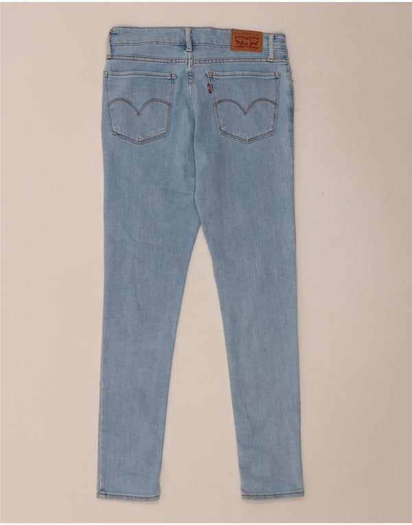 Levi's Dame 711 Skinny Jeans W26 L28 Blå Bomuld
