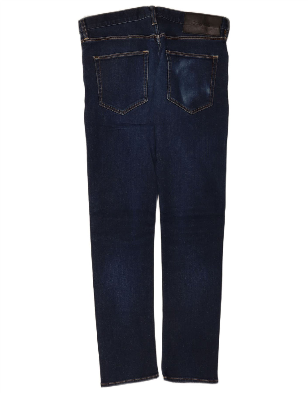 Calvin Klein Straight Jeans til mænd W32 L32 Marineblå Bomuld