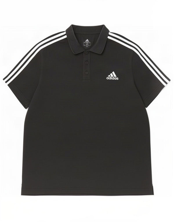 Adidas Polo Shirt til mænd Stor sort bomuld